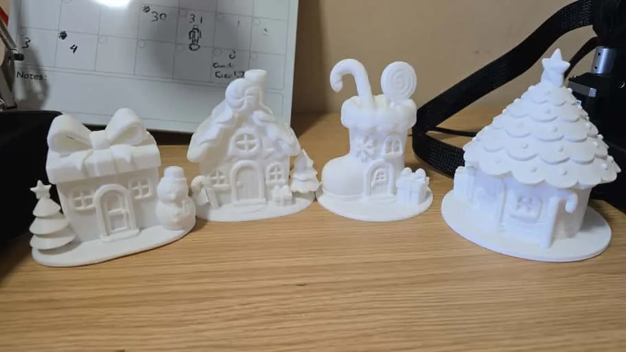 The four available house models